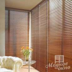 Фото 2. Деревянные жалюзи в 
