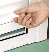 Защитные роллеты. Управление - пружина